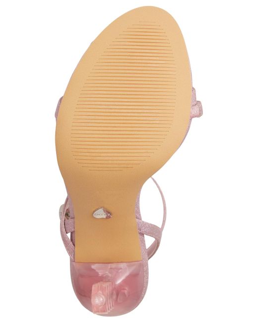 ALDO Pink Tiffania Heart Sculpted Heel Dress Sandals