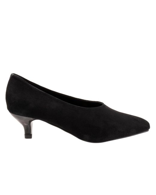 Trotters Black Kimber Pump