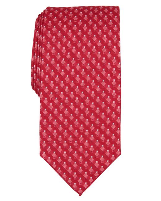 Perry Ellis Red Shepard Dot Tie for men
