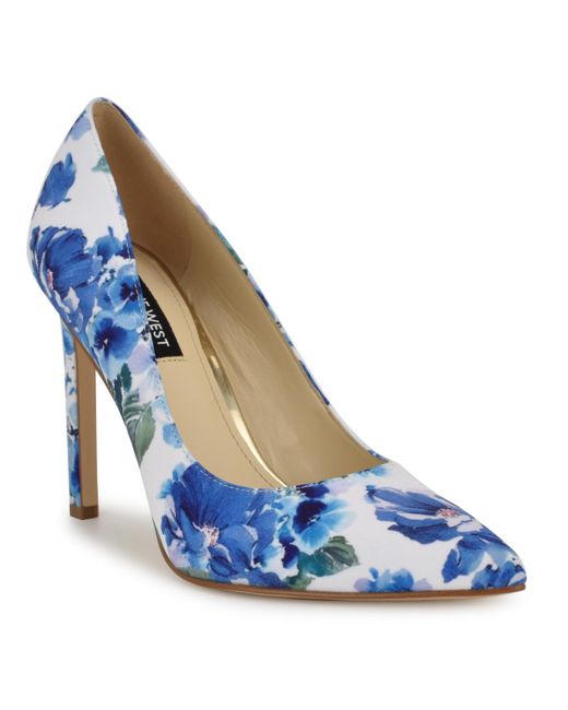Nine West Blue Tatiana Pointy Toe Stiletto Pumps