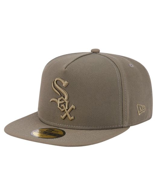 KTZ Gray Chicago White Sox Color Pack A-frame 59fifty Fitted Hat for men