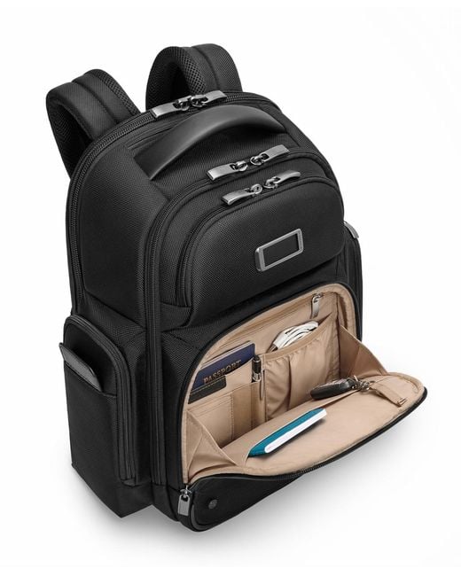 Briggs & Riley Black Work 2.0 Medium 17.5" Cargo Backpack
