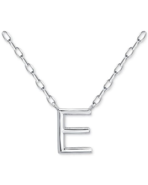 Giani Bernini Metallic Initial E Pendant Necklace
