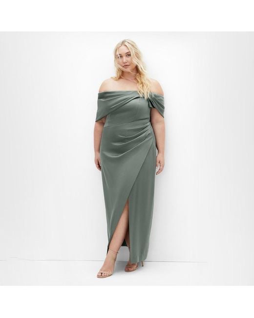 modern filipiniana dress for plus size Duchess Yellow Modern Filipiniana Dress - Anastasia