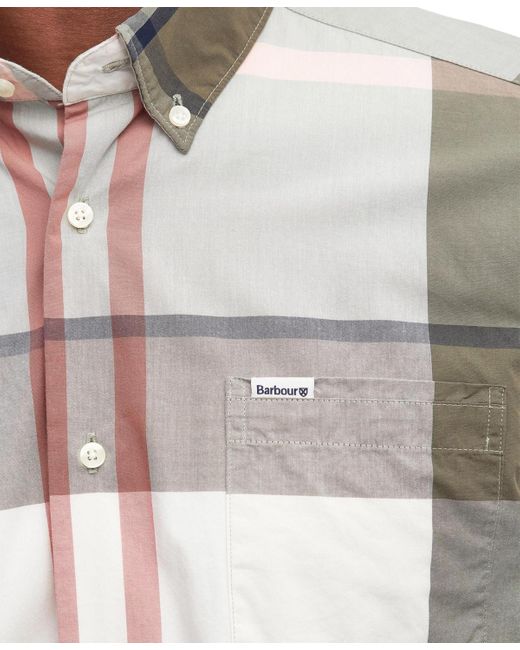 Barbour Harris Tailored-fit Tartan Long-sleeve Shirt for men