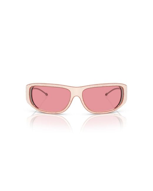 DIESEL Pink Oval Sunglasses