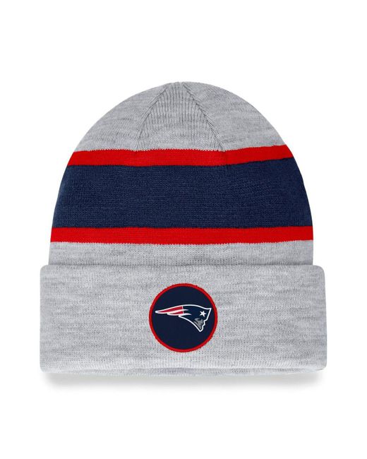 NFL Sideline 2023 New England Patriots Bobble Knit Hat D03_562