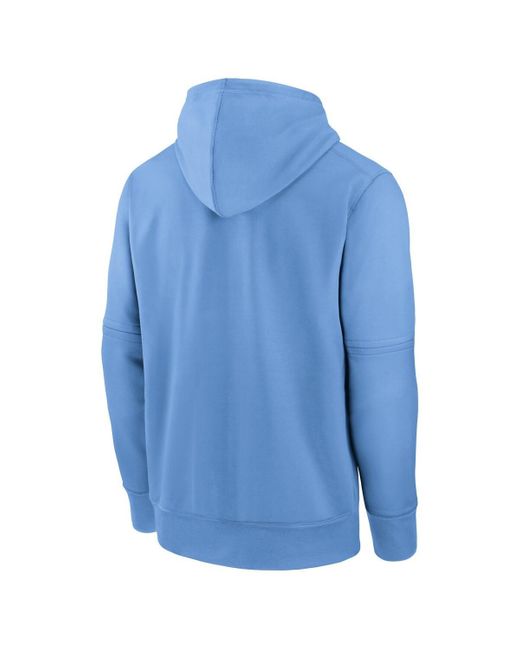 Nike Blue Kansas City Royals Authentic Collection City Connect Practice Performance Pullover Hoodie for men