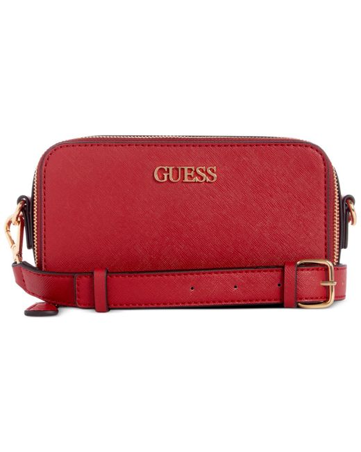 Guess Breana Mini Crossbody Camera Bag in Red | Lyst