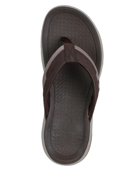 Skechers Brown Relaxed Fit: Silva for men
