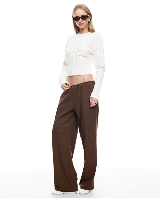 Lioness White Shimmer Shift Sweater