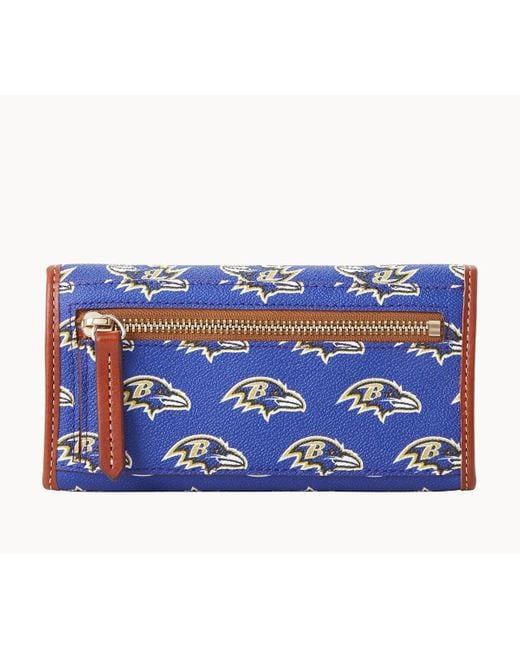 Dooney Bourke Baltimore Ravens Team Color Continental Clutch in