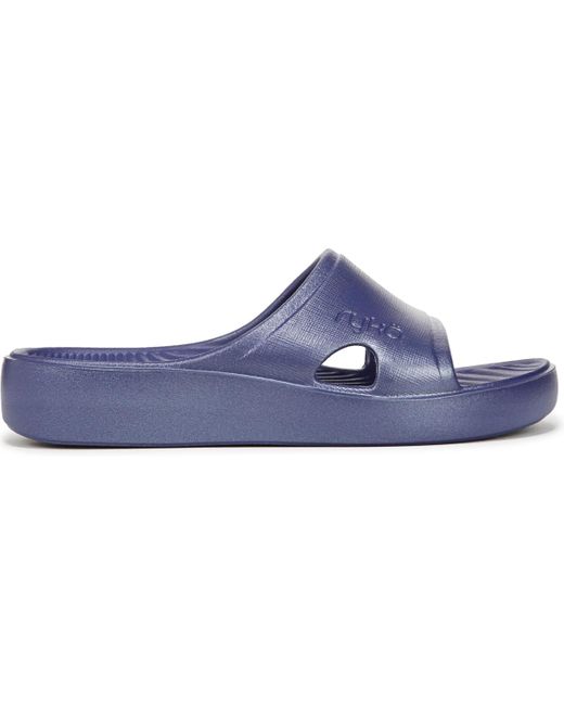 Ryka Blue Soothe Slide Sandals