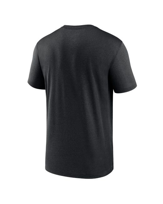 Nike Black Tampa Bay Rays 2025 City Connect Team Phrase Script Legend Performance T-shirt for men