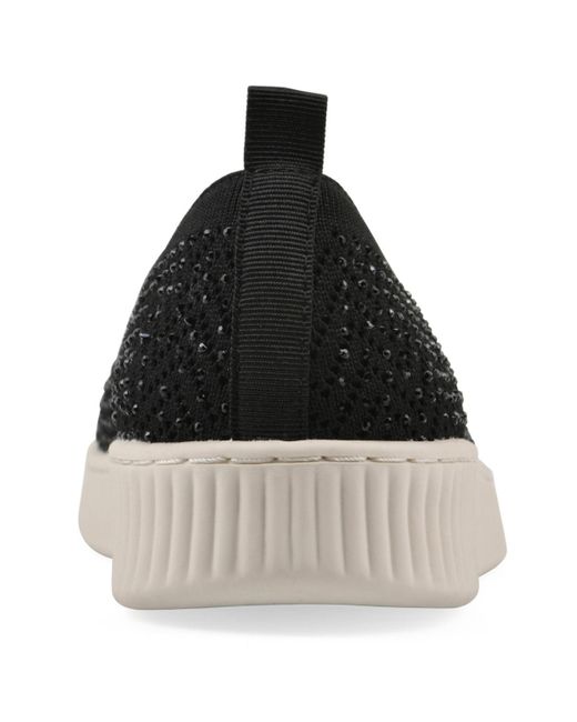 White Mountain Black Digs Slip-on Sneakers