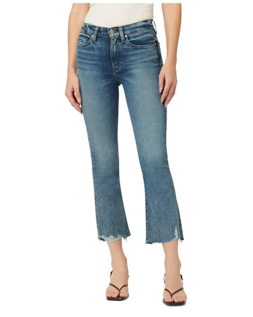 Hudson Jeans Denim Barbara High-rise Bootcut Crop Jeans in Blue | Lyst ...