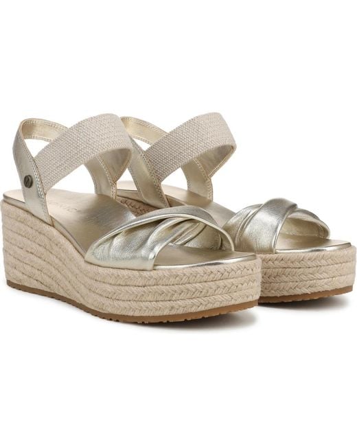 Vionic Metallic Darla Espadrille Sandals