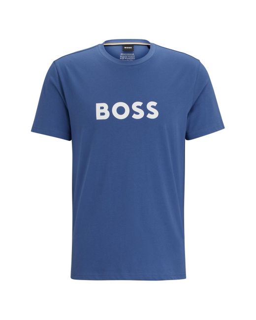 Boss Blue Boss By Large Logo T-shirt for men