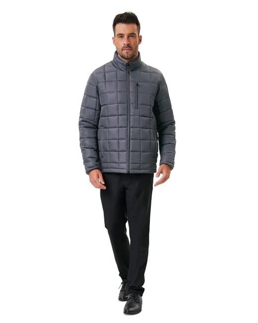 Hawke & Co. Blue Quilted Box Jacket for men