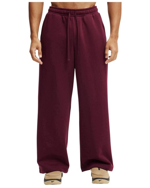Cotton On Red Super baggy Sweatpants for men