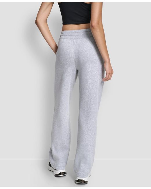 DKNY Blue Sport Stacked Transfer Logo Track Pants
