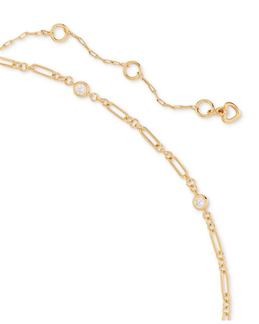 Kate Spade Natural Gold-tone One In A Million Chain & Stone Necklace
