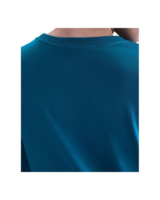 Nike Blue Sportswear Club Cotton Long-sleeve T-shirt