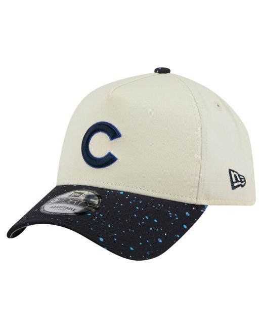 KTZ Gray Chicago Cubs Speckle A-frame 9forty Adjustable Hat for men