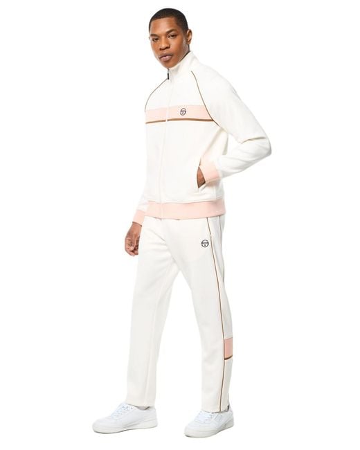 Sergio Tacchini White Lago Track Jacket for men