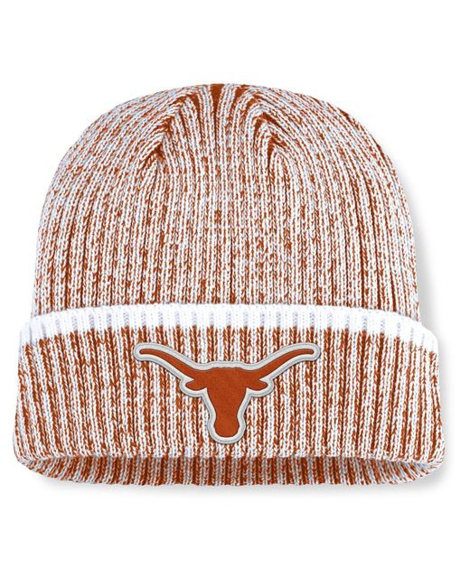 Fanatics Multicolor Texas Orange/white Texas Longhorns Haze Cuffed Knit Hat for men