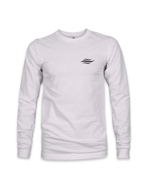 1863fc Blue Como 1907 Arch Long Sleeve T-shirt for men