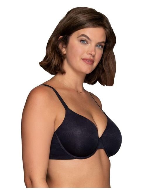 Vanity Fair Blue Breathable Luxe Full Coverage Underwire