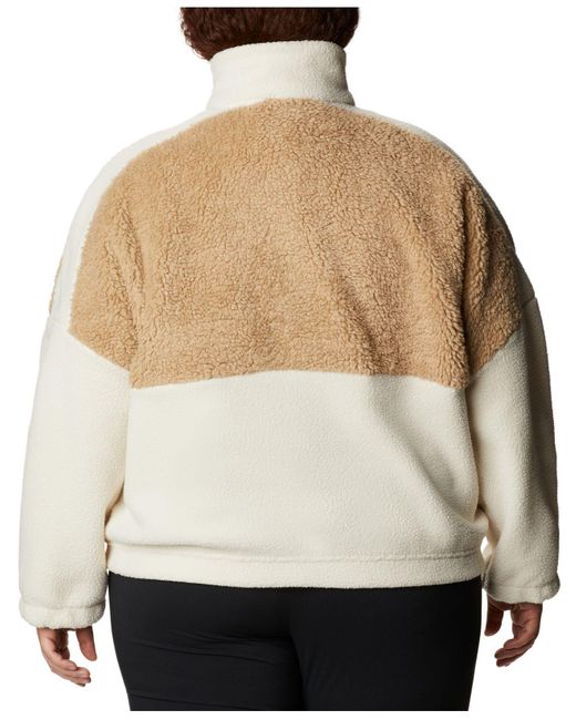 plus sherpa pullover