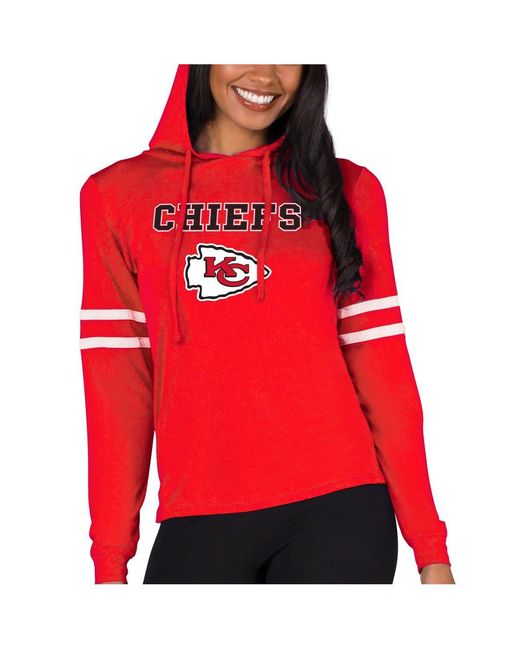 Concepts Sport Red Kansas City Chiefs Marathon Lightweight Lounge Pullover Hoodie