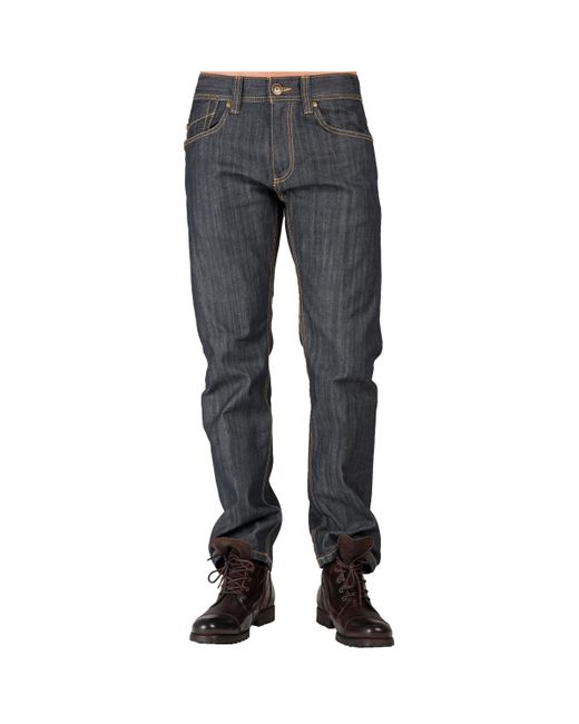 Level 7 Gray Relaxed Straight Handcrafted Wash Premium Denim Signature Jeans for men