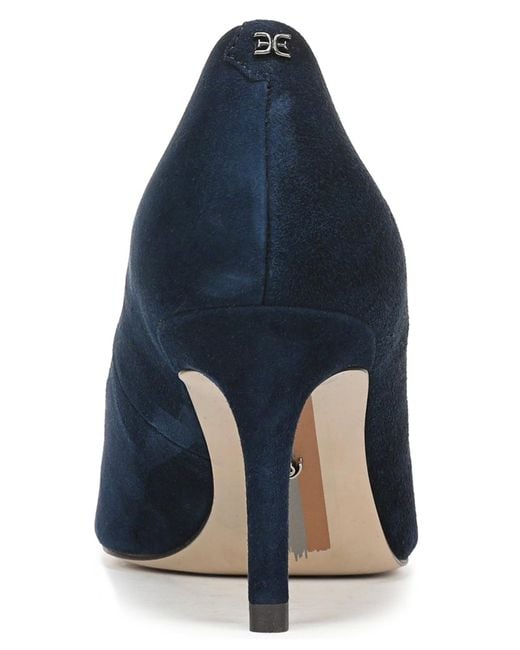 Sam Edelman Blue Vienna Pointed Toe Pumps