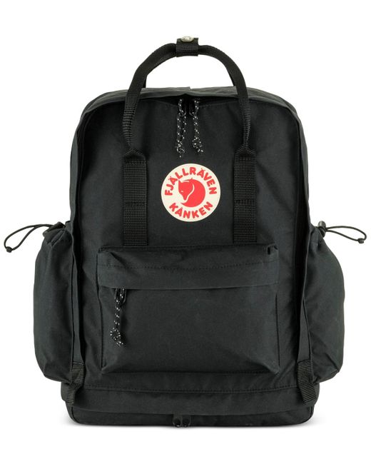 Fjallraven Black Kanken Outlong Backpack