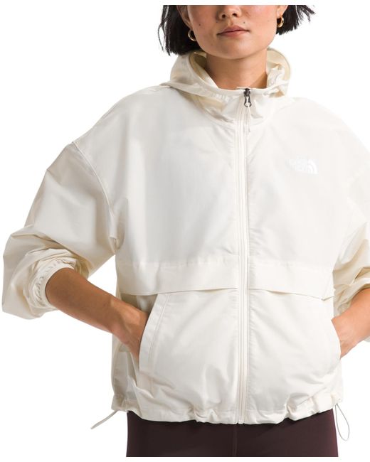 The North Face White Easy Wind Full-zip Jacket
