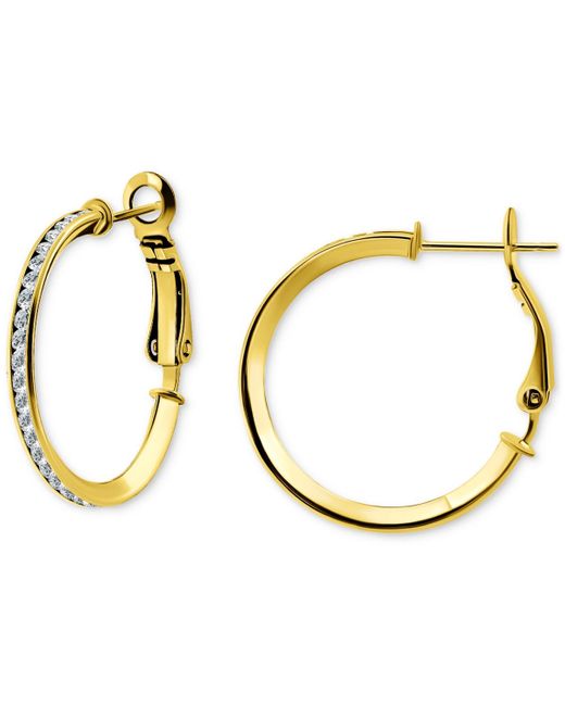 Giani Bernini Metallic Cubic Zirconia Small Hoop Earrings