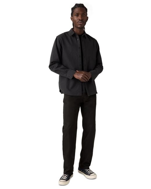 Levi's Black 514 Straight Tech Pants for men