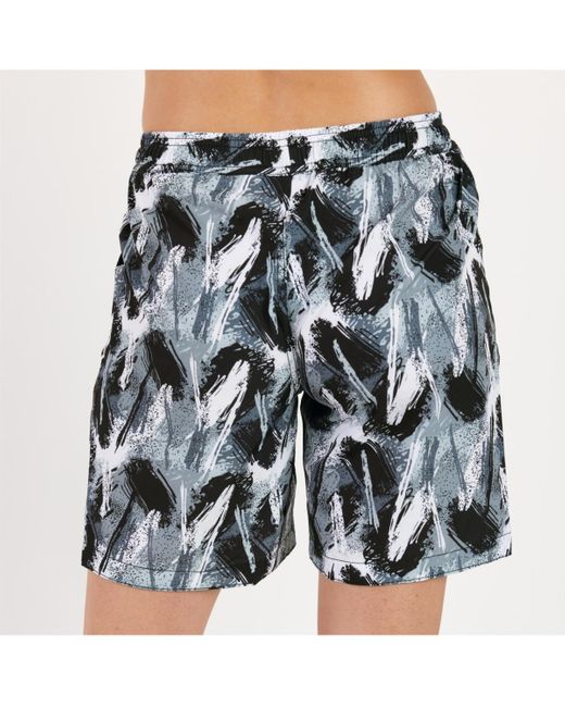 Calypsa Black Plus Size 7" Board Shorts