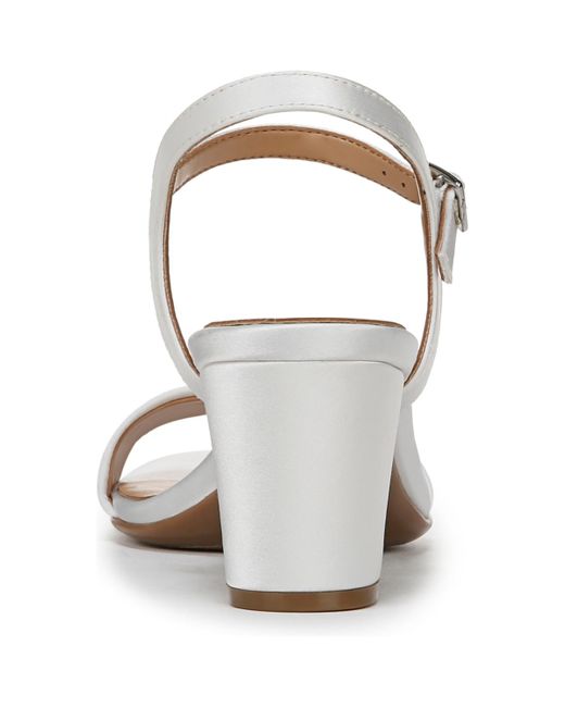 Naturalizer Metallic Bristol Block Heel Dress Sandals