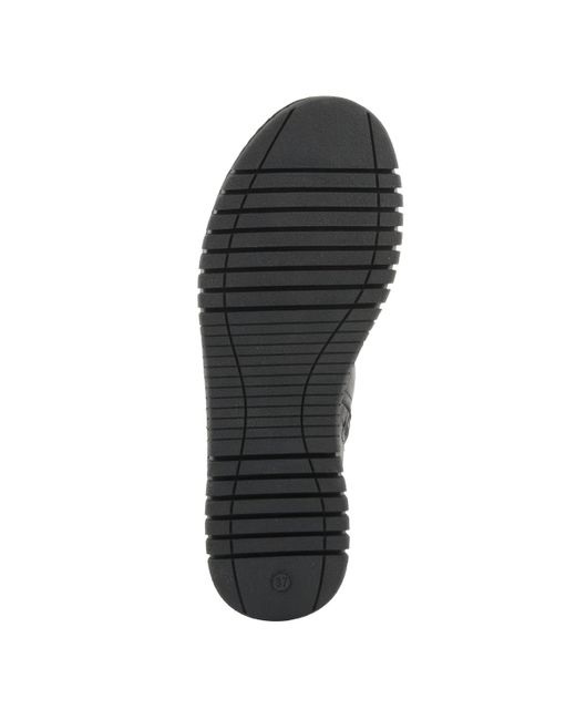 Spring Step Black Rosado Ruched Leather Bootie