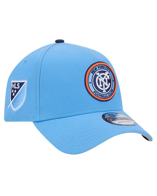 KTZ Blue New York City Fc 2024 Kick Off Collection 9forty A-frame Adjustable Hat for men