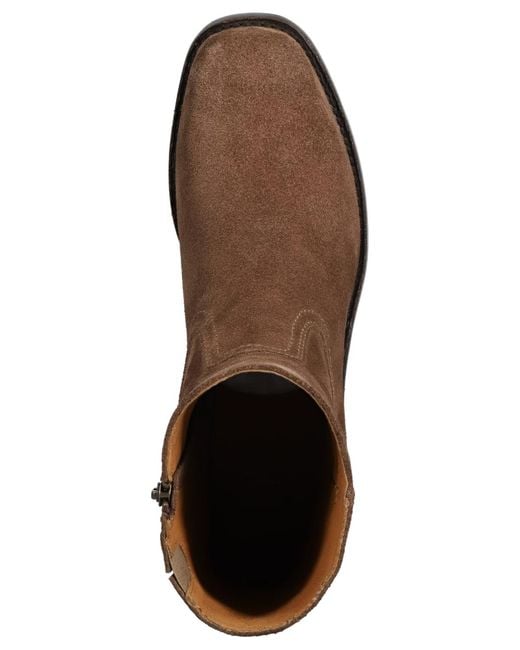 Frye Brown Campus Inside Zipper Boots for men