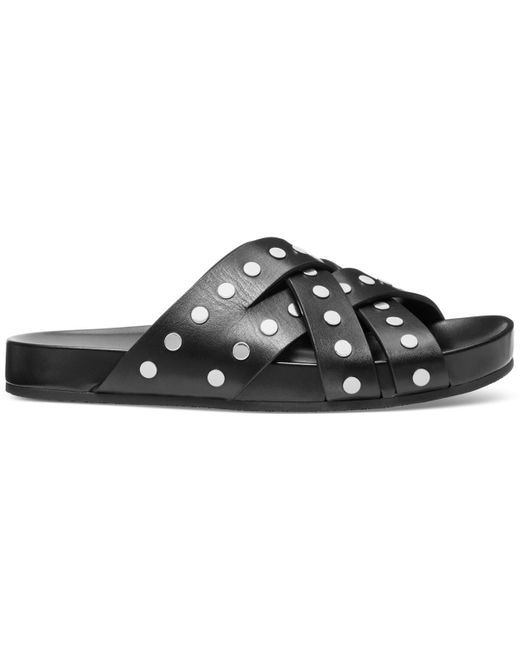 Michael Kors Black Michael Irene Studded Sandals