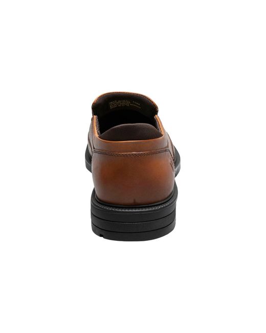 Nunn Bush Brown Kore Ez Icon Moc Toe Slip On Loafers for men