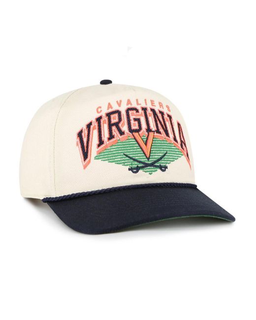 '47 White Virginia Cavaliers Pomona Two-tone Rope Hitch Adjustable Hat for men