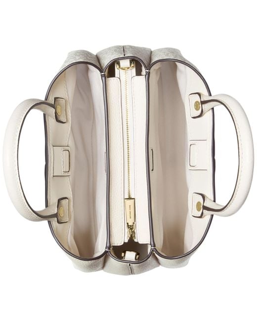 Michael Kors Natural Michael Flora Medium Satchel
