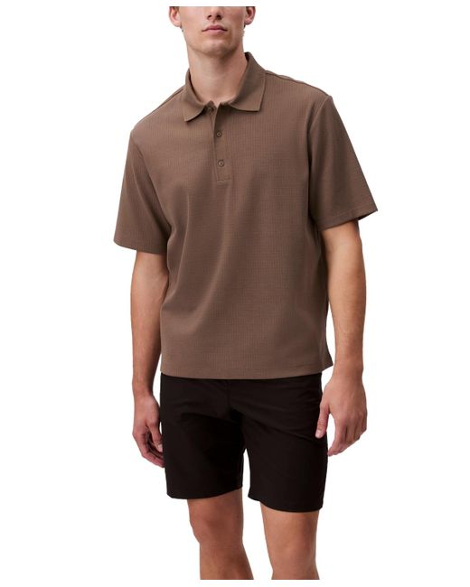 Calvin Klein Brown Classic 9" Tech Shorts for men
